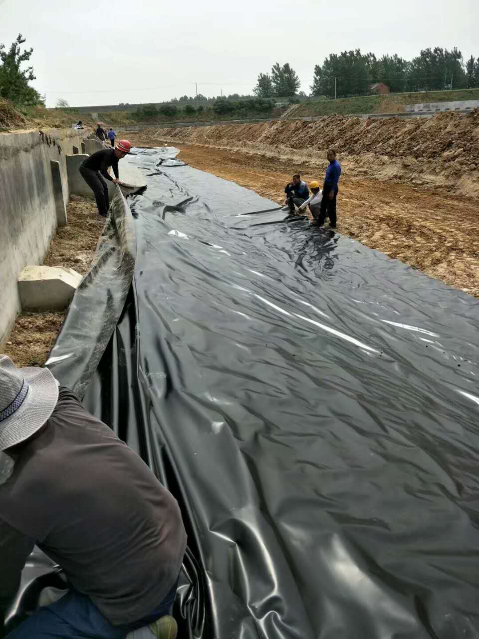HDPE土工膜施工重點及難點分析